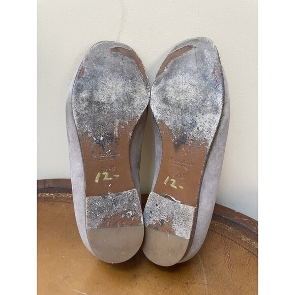 Ralph Lauren Women's Suede Leather Bejeweled Purple Label Flats Sz 37.5B (F136) - Picture 8 of 9